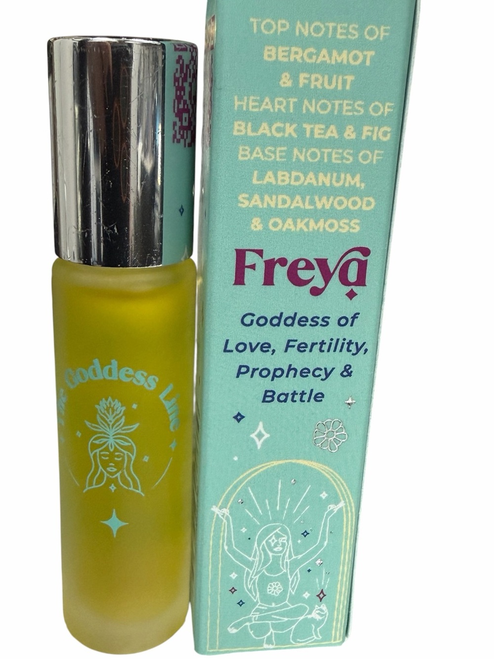 🆕 THE GODDESS LINE FREYA ROLL ON fragrance oil & ROSE PETAL LIP BALM - Picture 6 of 6